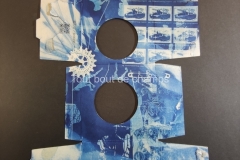 cyanotypes sur emballages