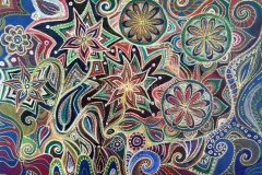 Doodle papiers couleurs
